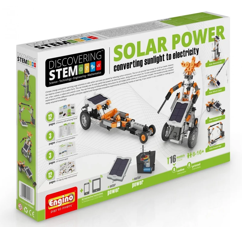 Engino Stem Solar Power Set Build 16 Models
