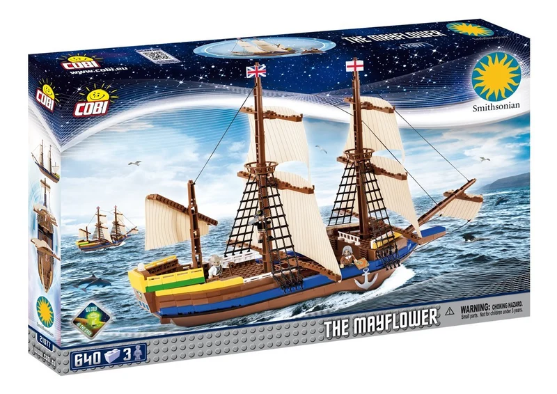 COBI 21077 Smithsonian Pilgrim Ship, The Mayflower (640 Pcs)