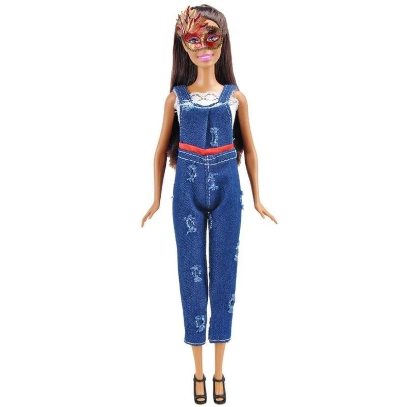 1 set Doll Clothes Doll Accessories Jeans Set for Doll Random Send