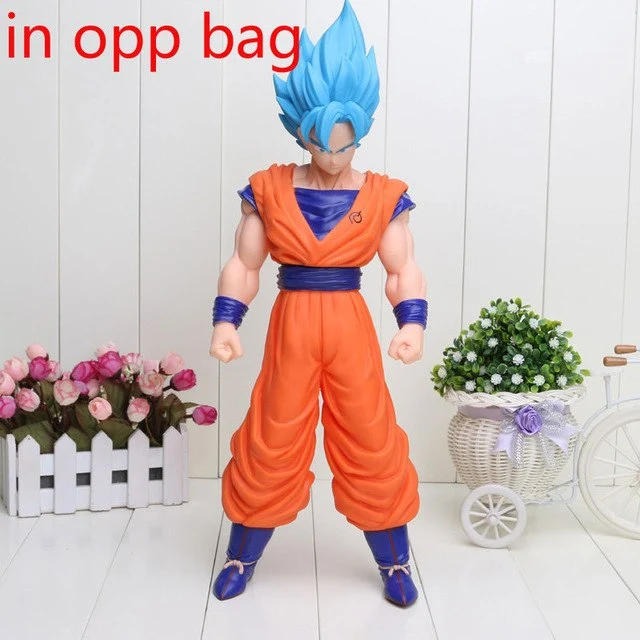 42cm Anime Cartoon Dragon Ball Z Super Saiyan Son Goku PVC Action Figure Toy Collectable Model Doll