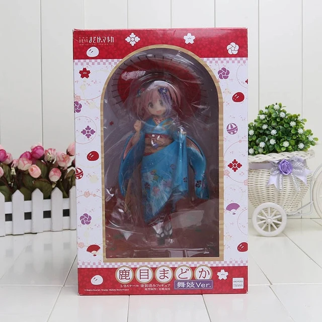 22CM Cartoon Good Smile Puella Magi Madoka Magica Kaname Madoka Maiko Ver 1/8 PVC Action Figure Toy