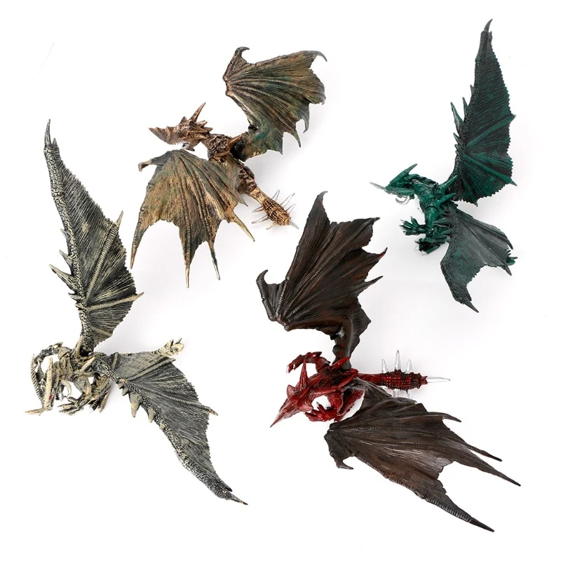 2018 New 1PC Flying Dinosaur Model Dragons Action Figure Classic Toys Kids Educational Mould Random Color