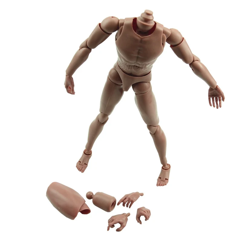 Narrow Shoulder 1:6 Scale Action Figure Nude Male Body Fit HOT Toys TTM18 TTM19 Gift