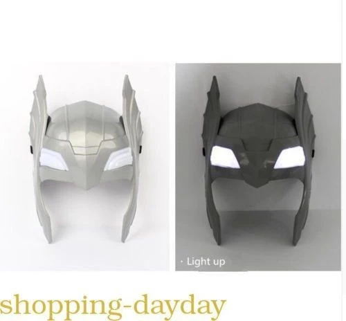 LED Glowing / Sounds Thor Hammer Helmet Mask Child Cosplay Toys Action Figure UK