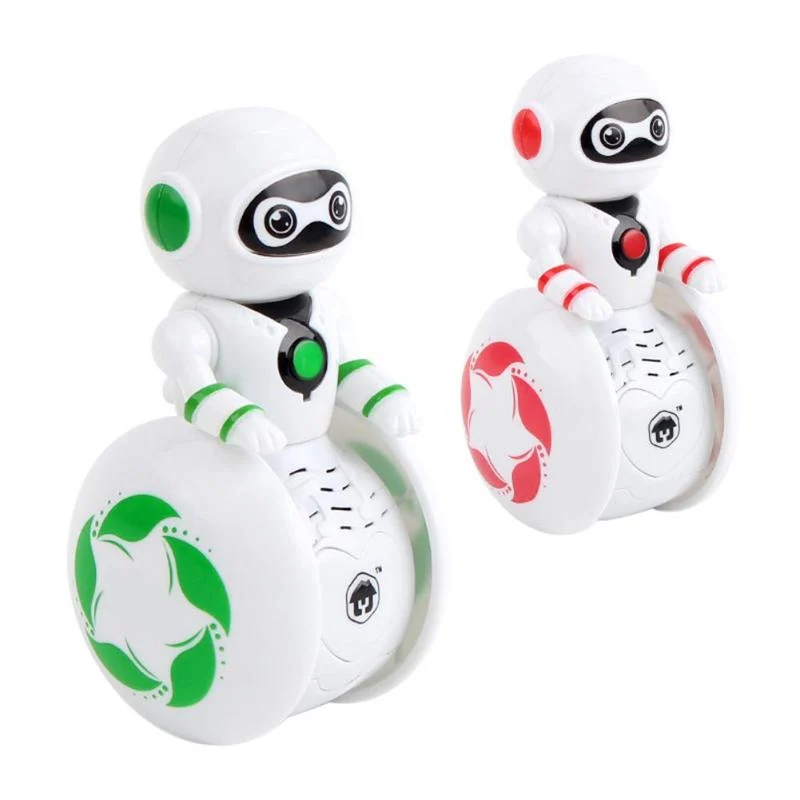 Electronic Robot Action Figures Toys Induction Bauble Tumbler Music RC Robot Plastic Intelligent Tumbler Creative Robotic Toys
