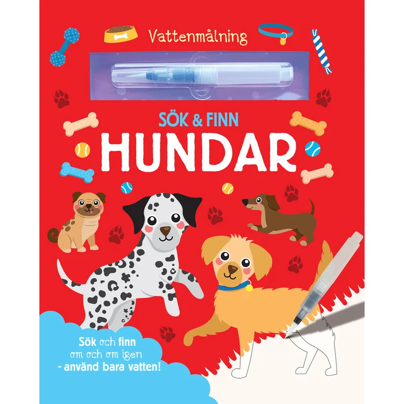 Vattenmålning Hundar