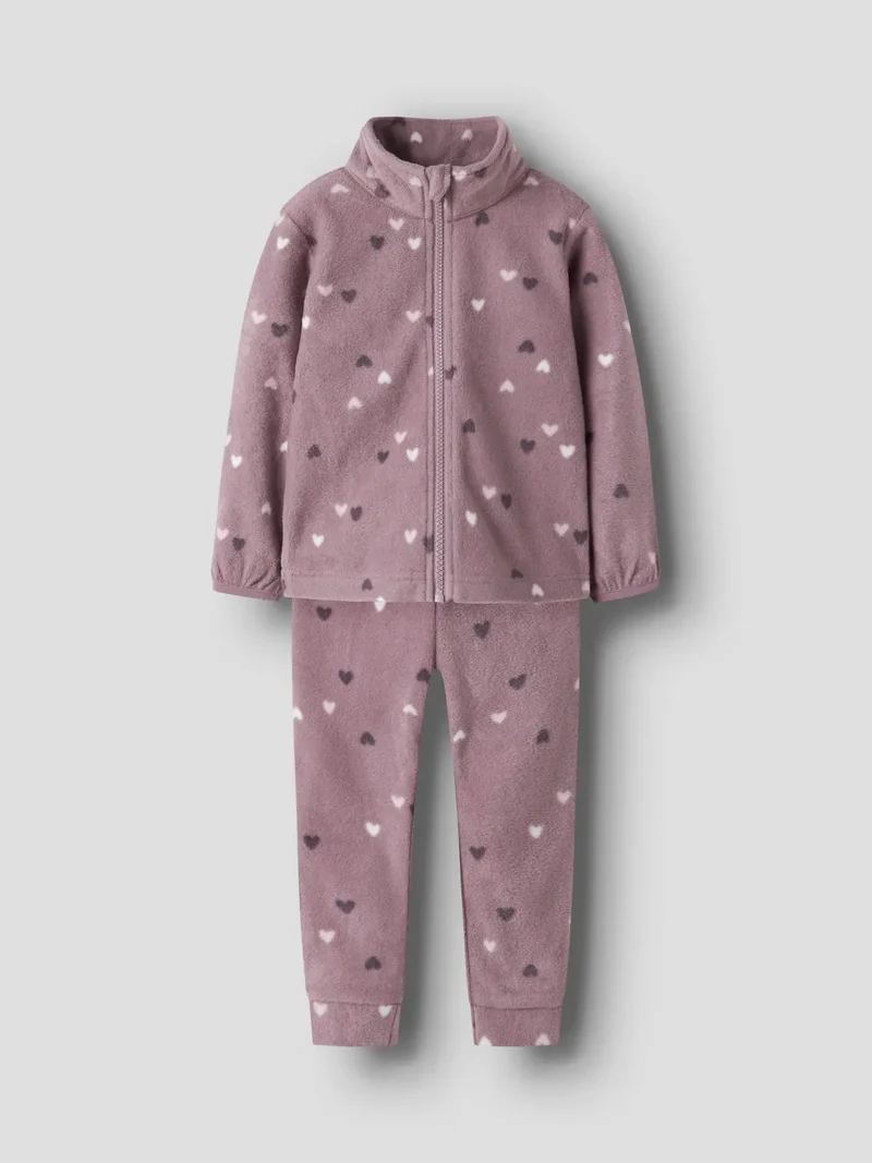Fleece set Spektra, hjärtan