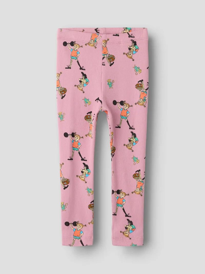 Leggings Pippi Långstrump, Ara, rosa