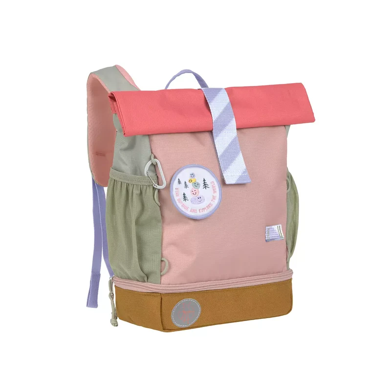 Ryggsäck mini rolltop sunny Explorer, rosa