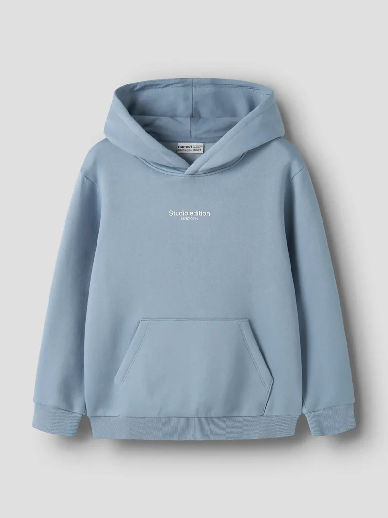 Hoodie Brody, gråblå