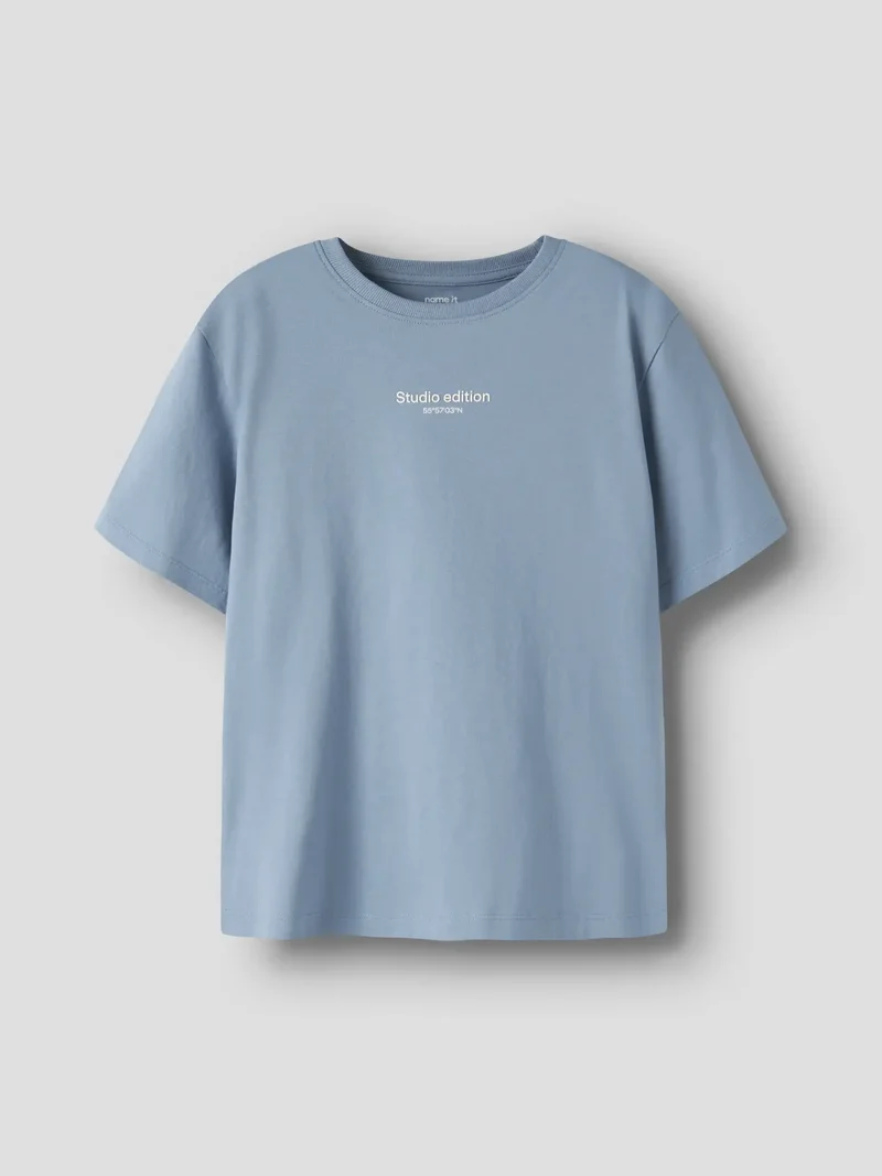 T-shirt Brody, gråblå