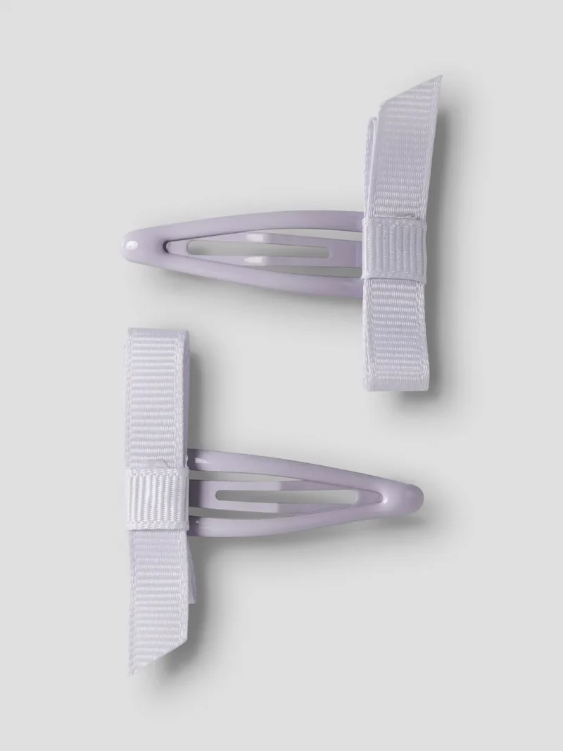 2-pack hårspännen med rosetter, ljuslila