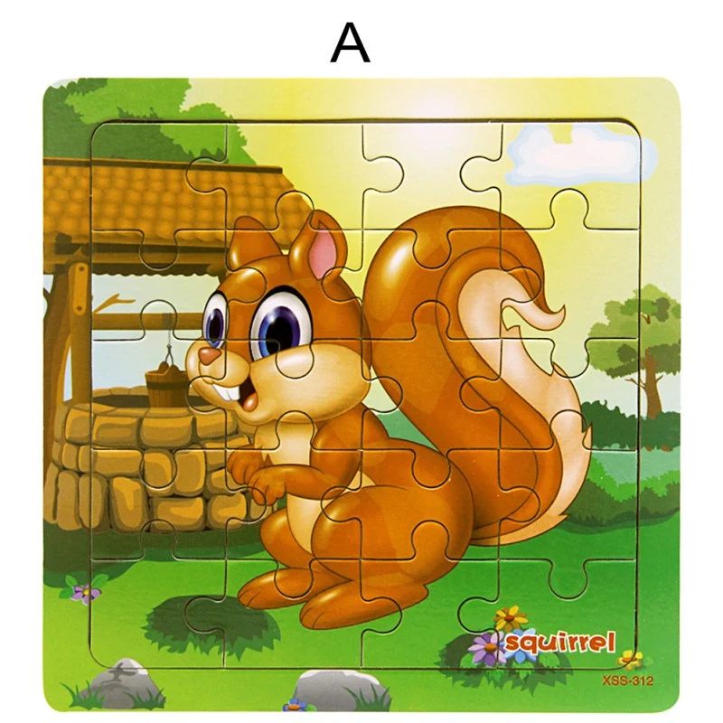 Children's High Quality Wooden Jigsaw Puzzles Toys Education And Learning Classical Toys Jigsaw Puzzles For Children Childre