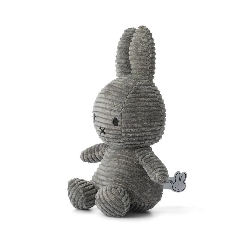 Miffy Corduroy - 23 cm, Dark grey