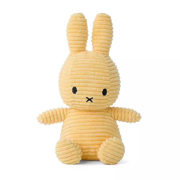 Miffy ECO Corduroy - 23 cm, Buttercream