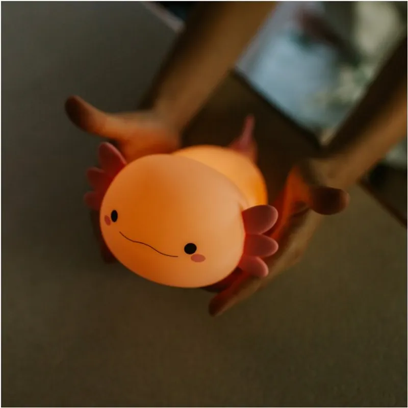 Ledlampa Axolotl rosa