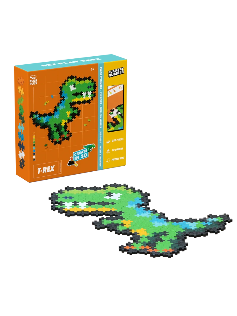 Puzzle by Numbers T-Rex