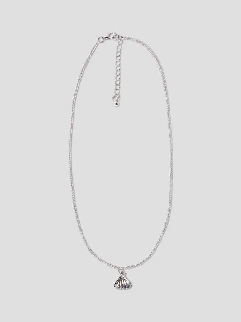 Halsband snäcka silver