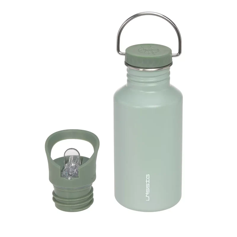 Vattenflaska rostfritt stål, green