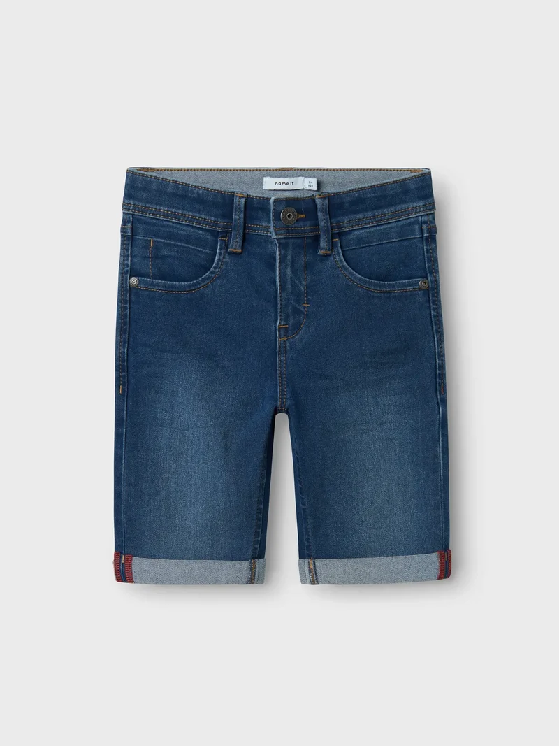 Mörka jeansshorts Silas
