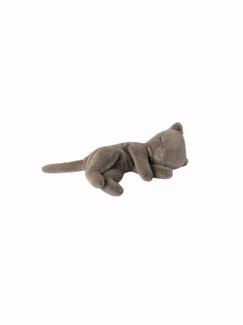 Sleeping Kitten Small, Grey