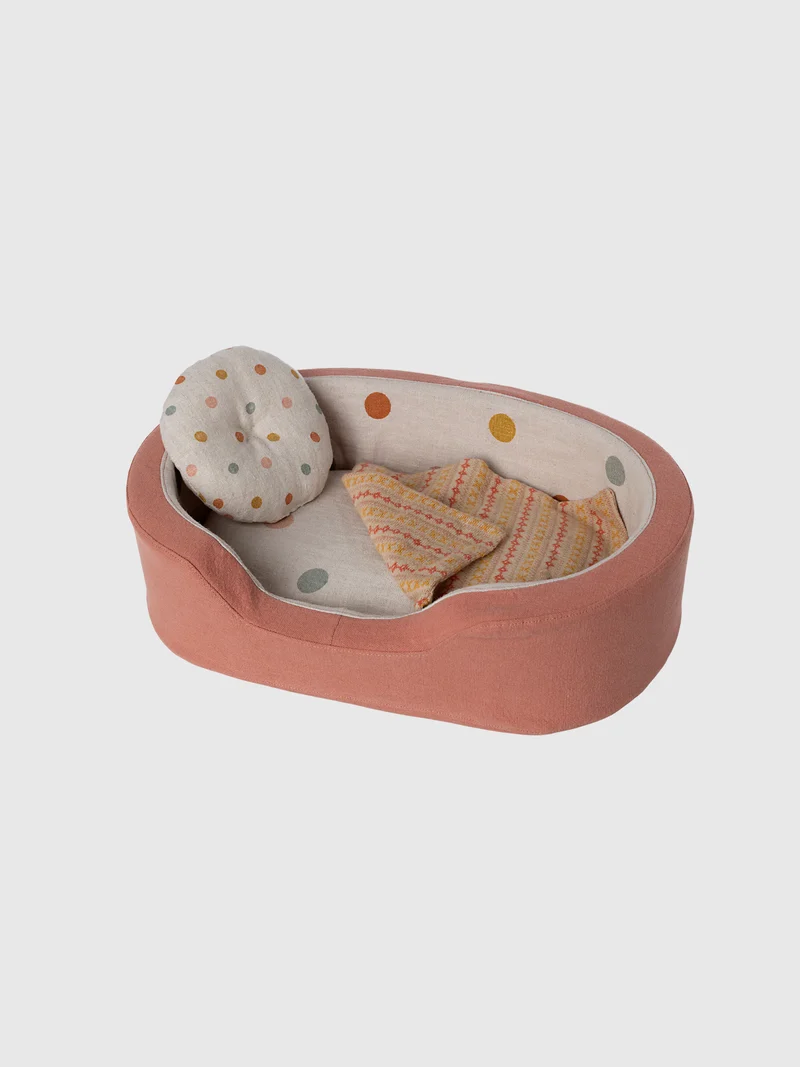 Cosy basket medium, coral