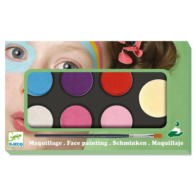 Ansiktsmålning, pastellfärger