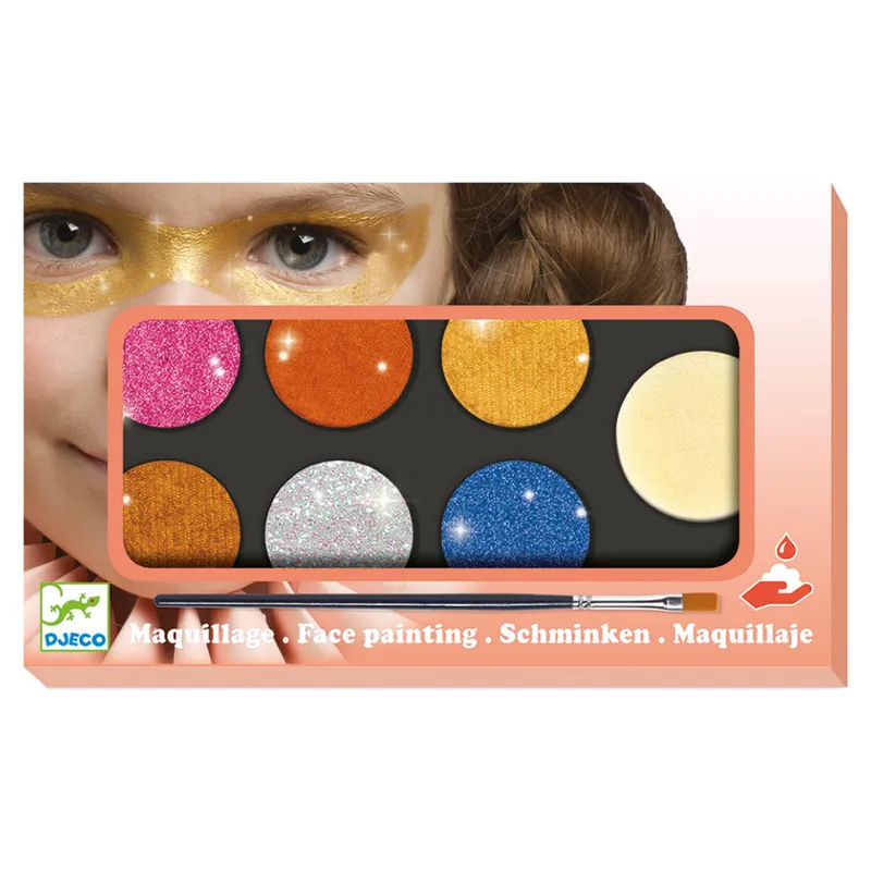 Ansiktsmålning, metallic