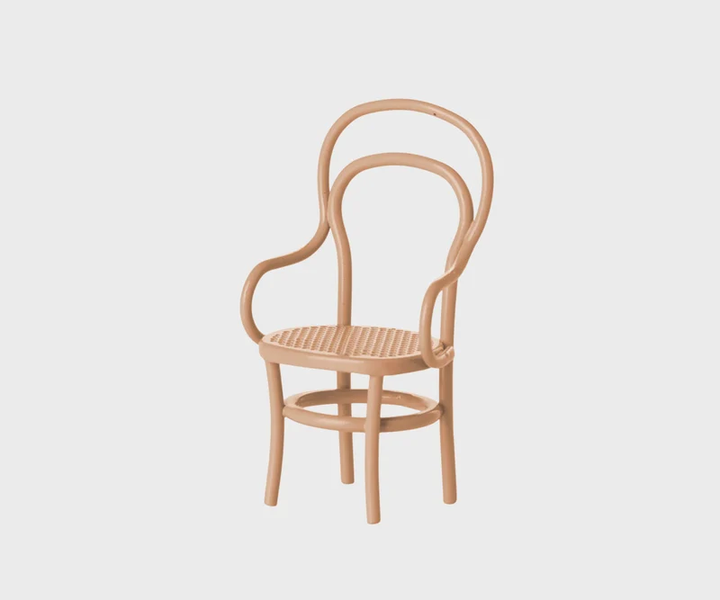 Vintage chair, dark powder