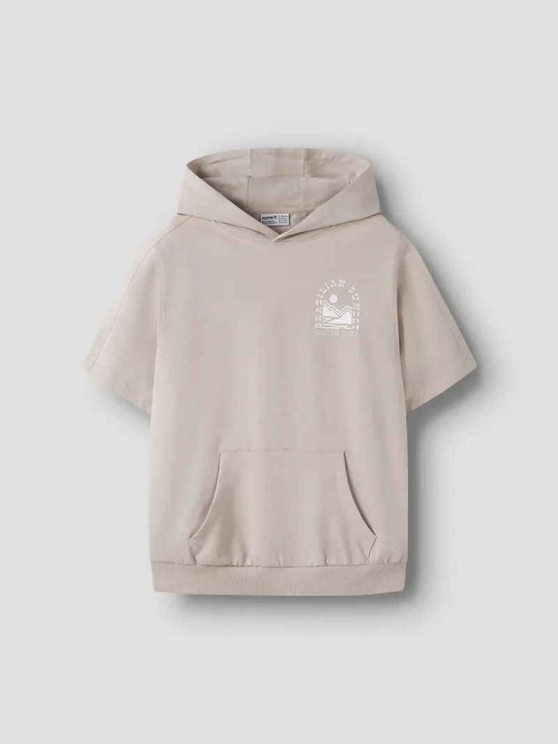 Kortärmad Hoodie Huko
