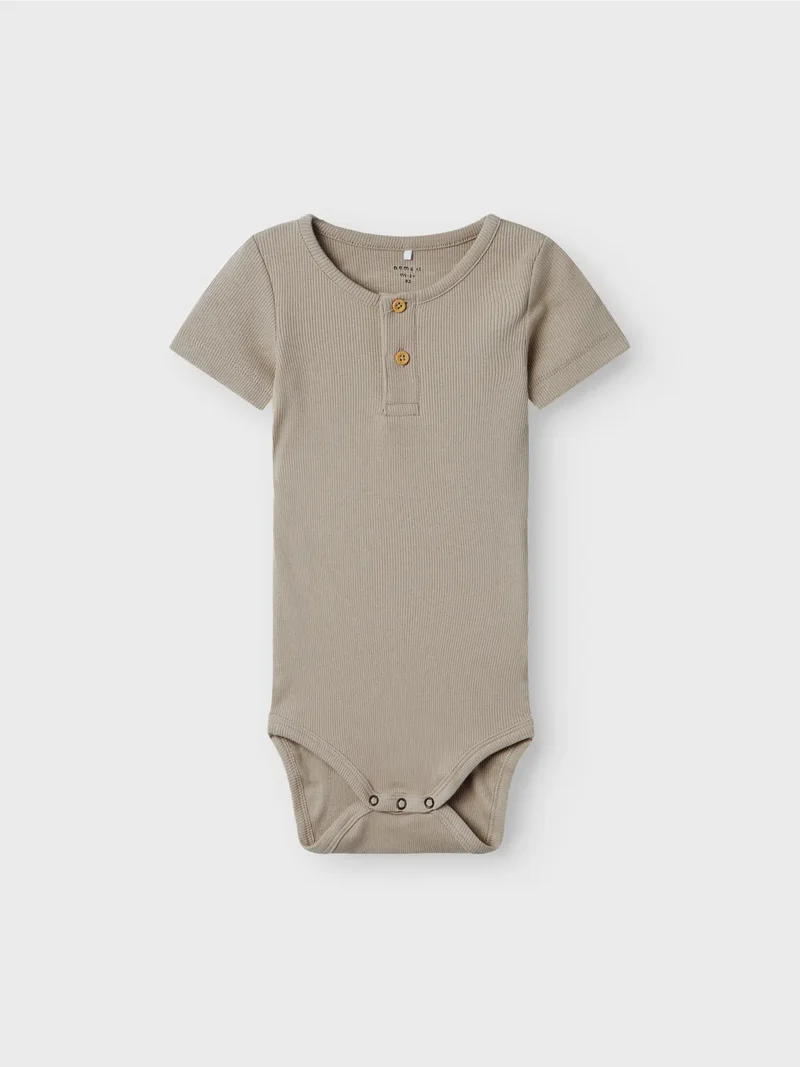 Kortärmad body Kab, beige