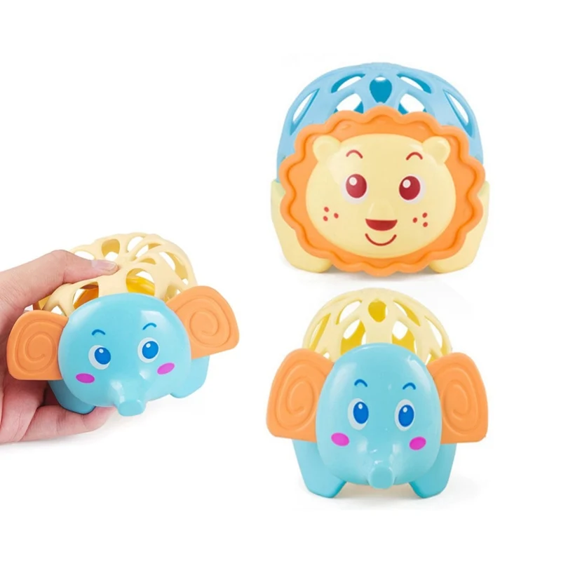 Baby Toys Newborn Baby Rattles Bells Shaking Dumbells Rattle Toy Grasping Plastic Hand Bell Rattle Toy Kids Educational Gift