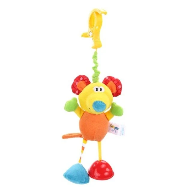 Soft Baby Infant Appeasing Ball Rattles Cute Colorful Stuffed Cartoon Kids Gift Hand Grasp Early Education Toys