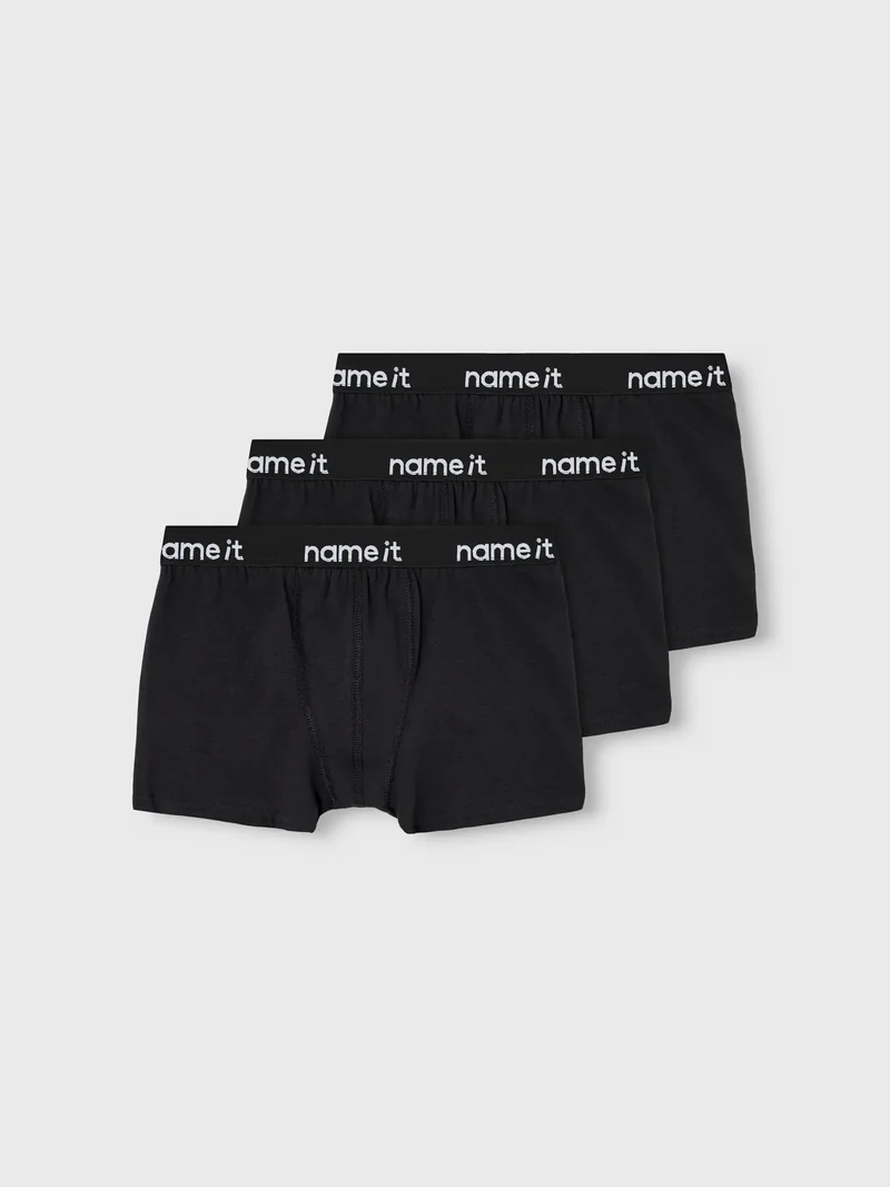 3-pack boxerkalsonger, svarta