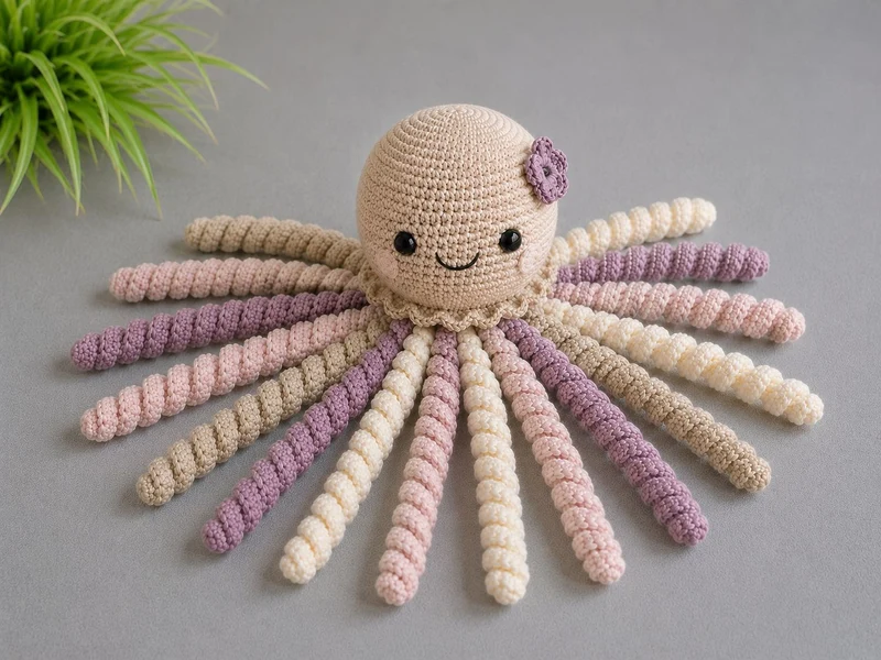 Octopus Crochet home decor
