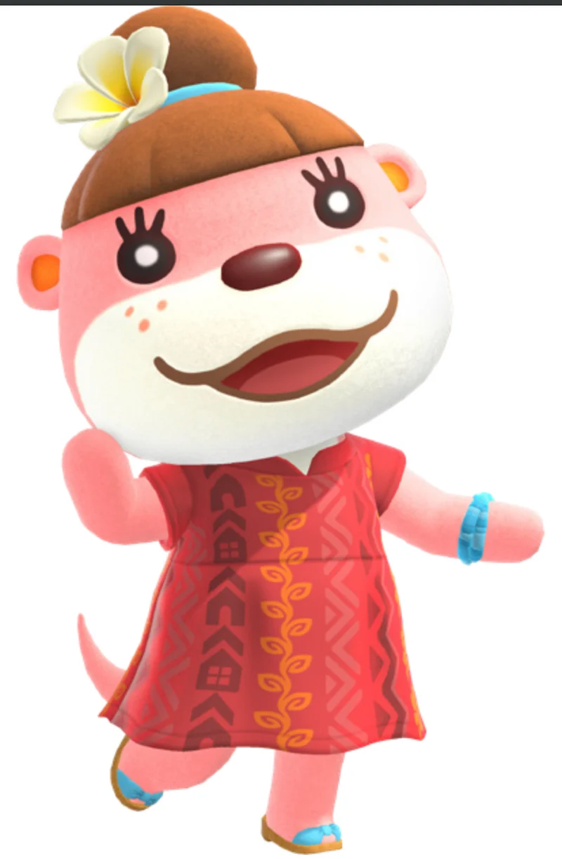 Custom Lottie the river otter plush from picture
