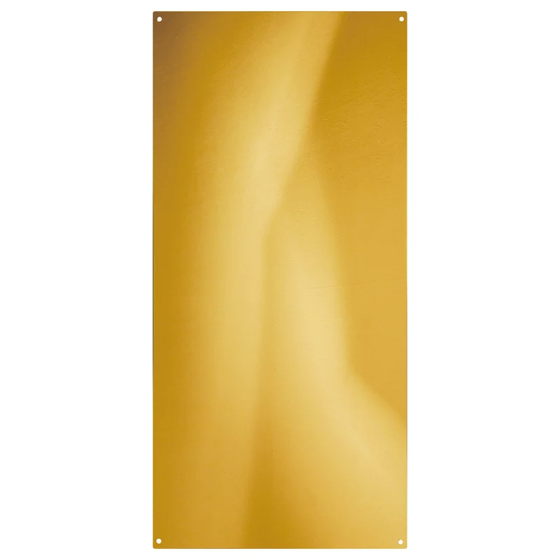 Stora färgglada spegel, guld