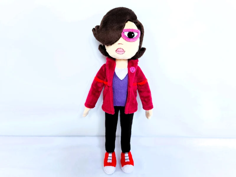 Handmade custom Fred Grant plush