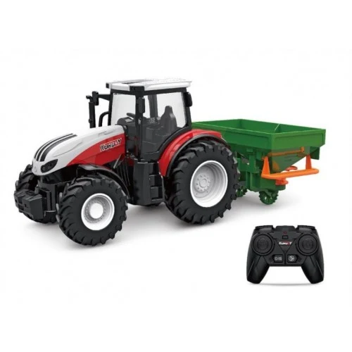 SPEED X RC Traktor med frövagn