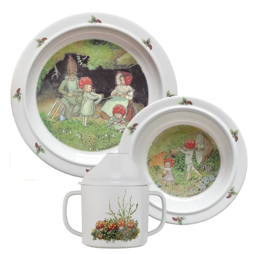 Elsa Beskow Tomebobarnen, Barnservis, 3-del