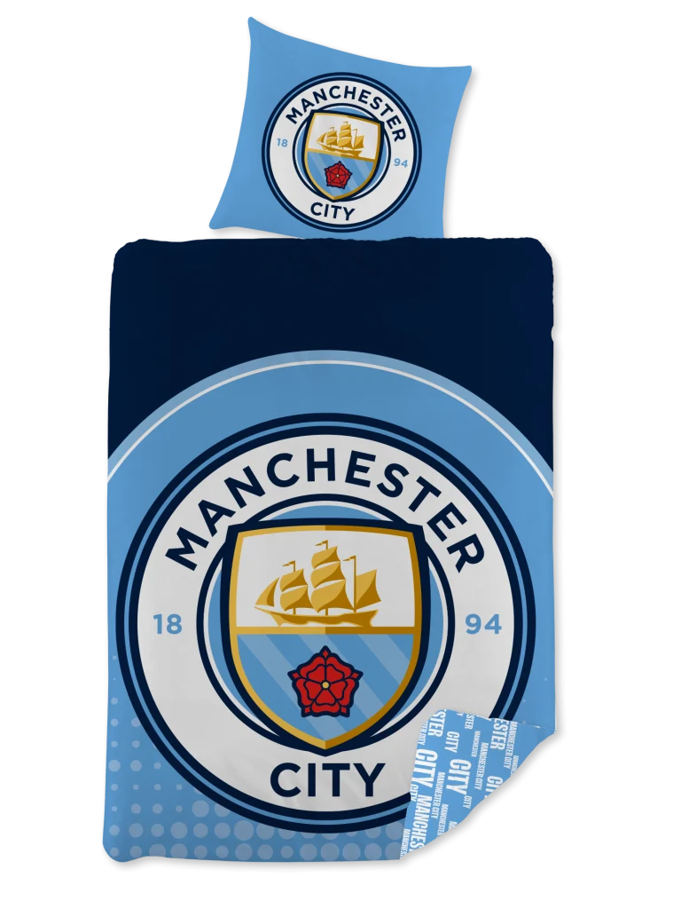 Manchester City sängkläder 150x210 cm