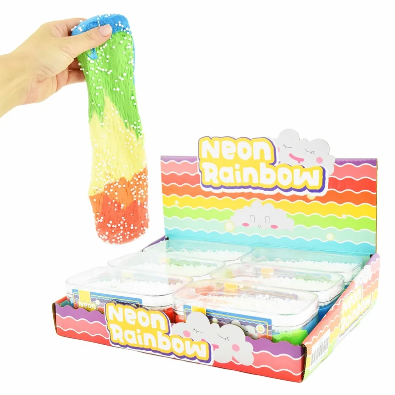 Slime med Pärlor – Regnbåge