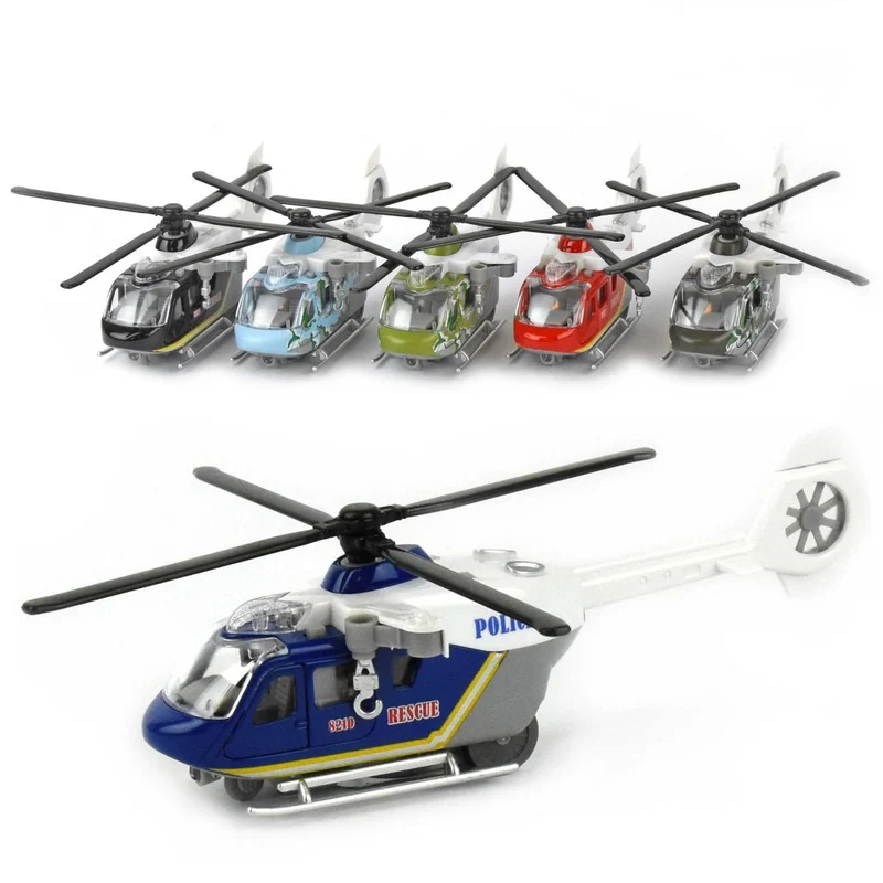 Helikopter med ljus och ljud - 6 varianter