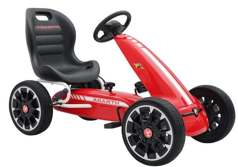 Trampbil Abarth gokart röd