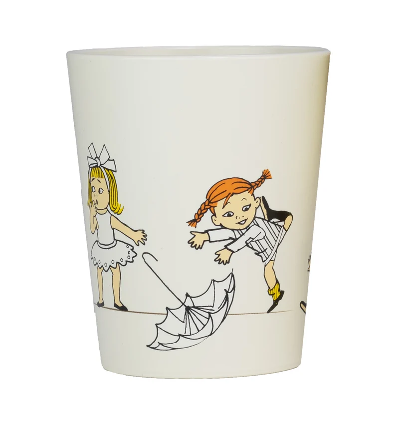 Pippi Cirkus, Tumblermugg, beige