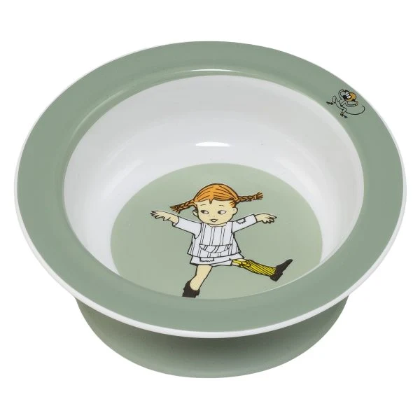 Pippi Cirkus, Sugkoppstallrik, grön