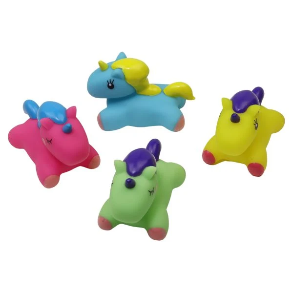 Badleksaker, Enhörningar, 4-pack
