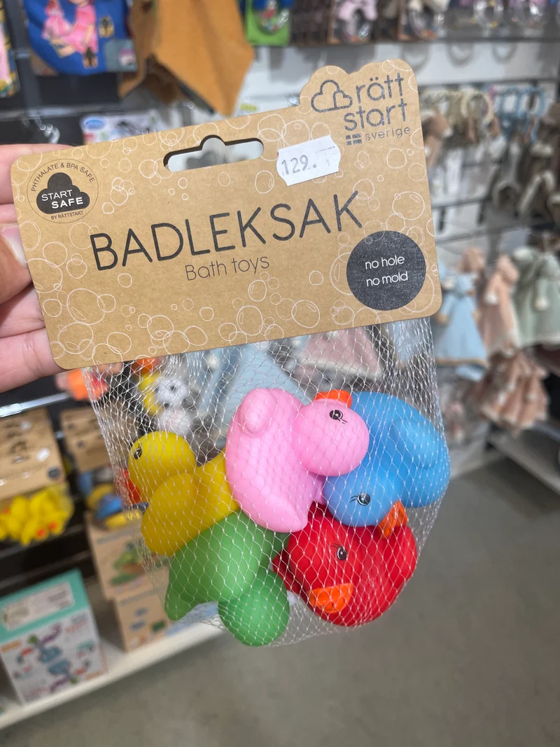 Badleksaker, Ankor, 5-pack