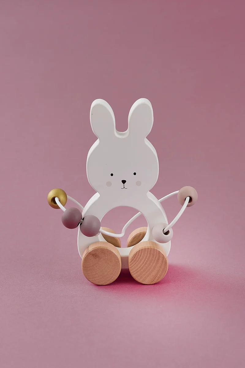 Rulldjur Bunny m kulram
