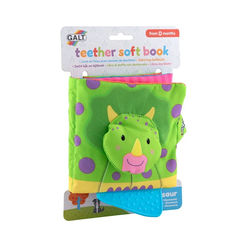 Galt Mjukbok med Tuggdel – Dino